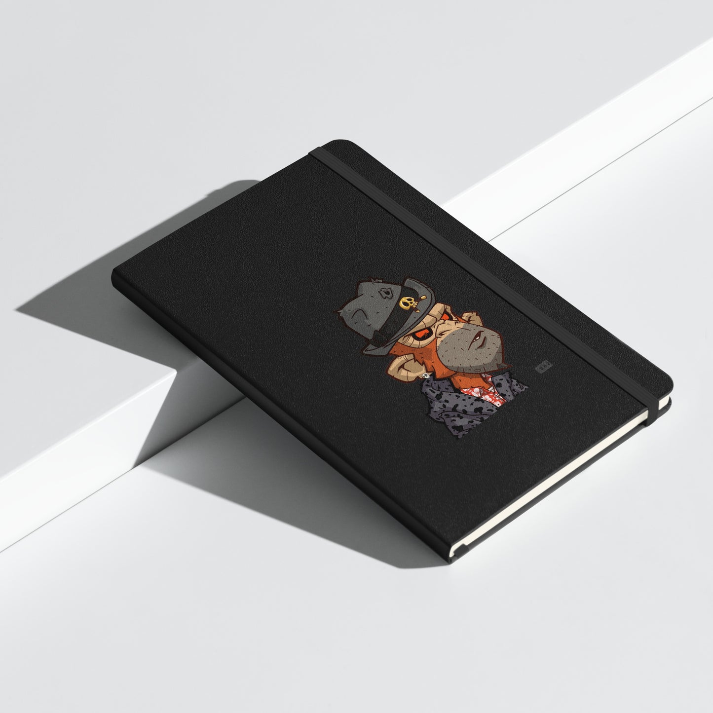 Hardcover bound notebook
